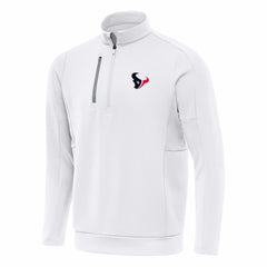 Houston Texans Antigua Generation Quarter-Zip Pullover Top - White for sale
