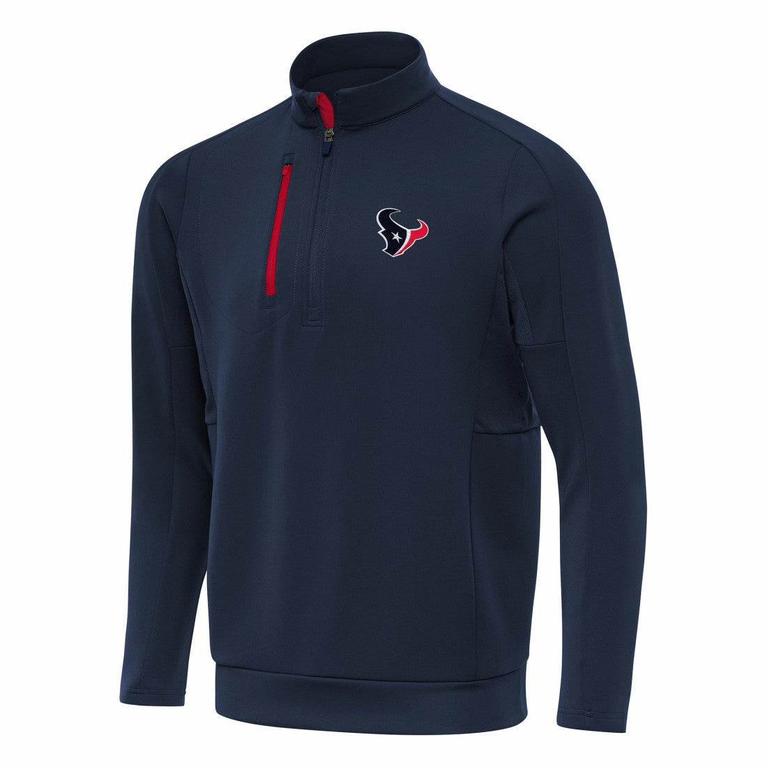 Houston Texans Antigua Generation Quarter-Zip Pullover Top - Navy online