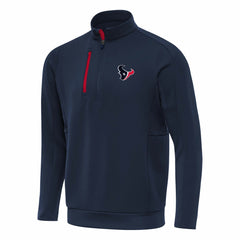 Houston Texans Antigua Generation Quarter-Zip Pullover Top - Navy online