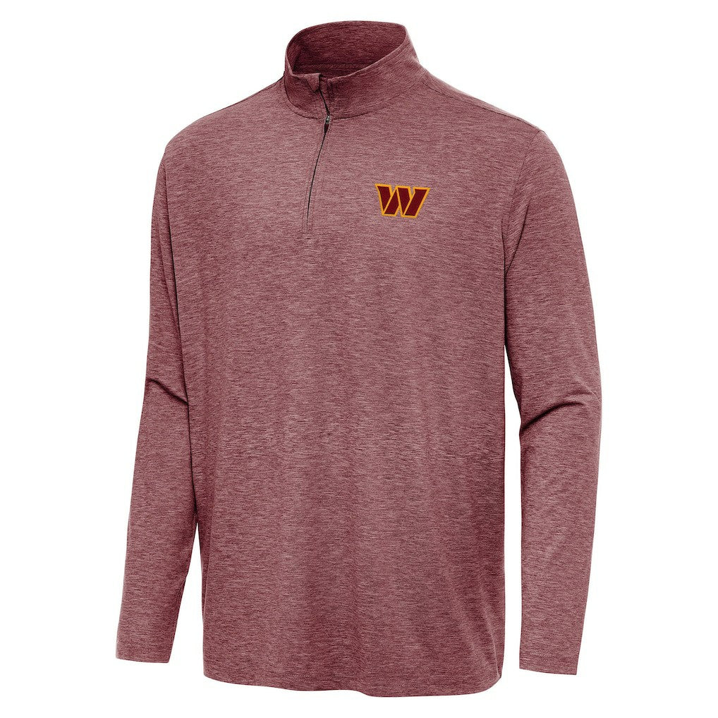 Washington Commanders Antigua Hunk Quarter-Zip Jacket - Heather Burgundy cheap