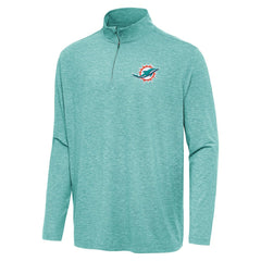 Miami Dolphins Antigua Hunk Quarter-Zip Jacket - Heather Aqua online