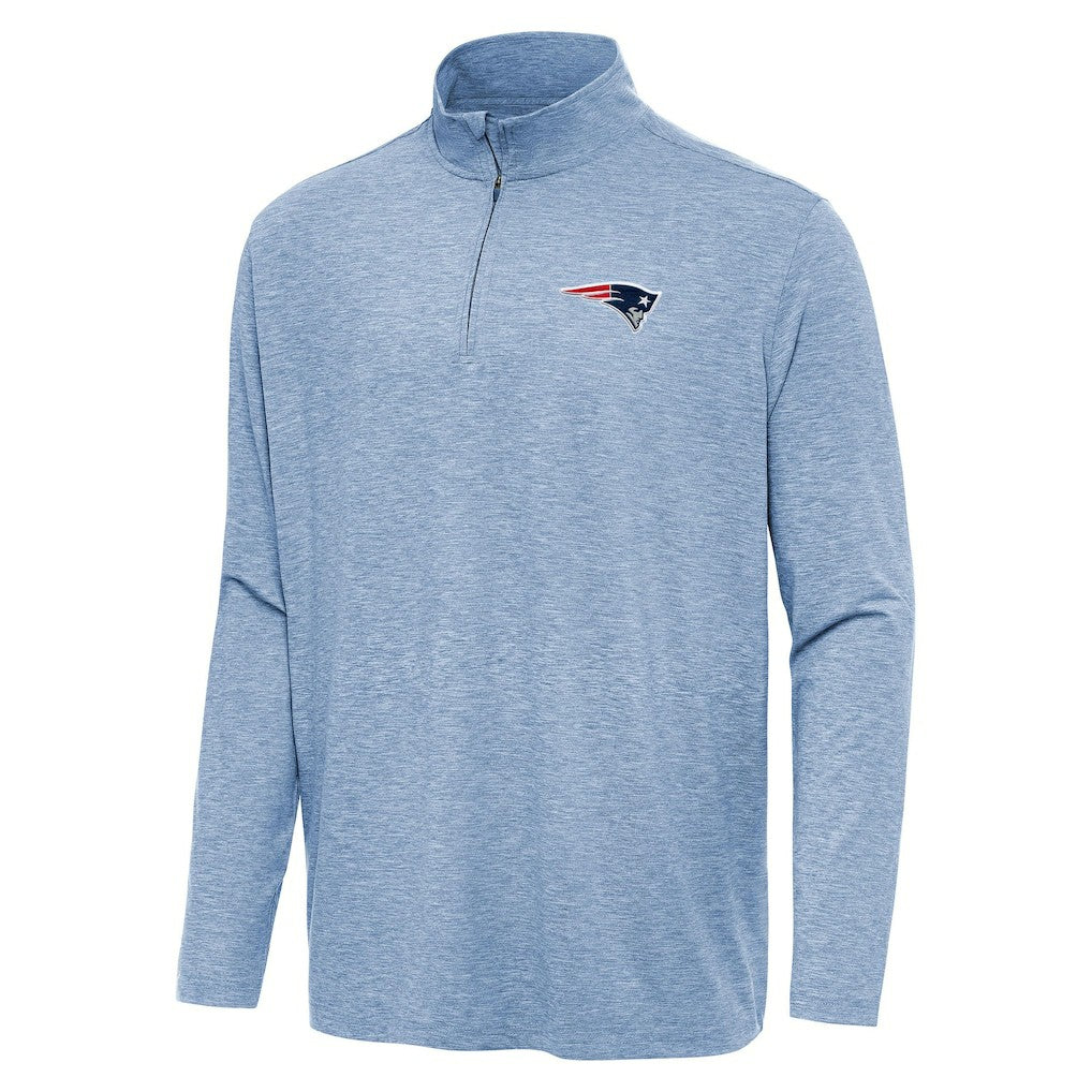 New England Patriots Antigua Hunk Quarter-Zip Jacket - Heather Royal online