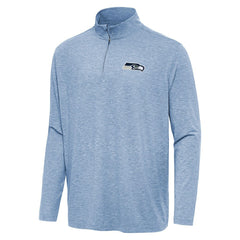 Seattle Seahawks Antigua Hunk Quarter-Zip Jacket - Heather Royal cheap