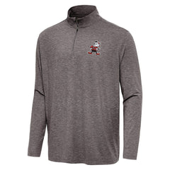 Cleveland Browns Antigua Hunk Quarter-Zip Jacket - Brown cheap