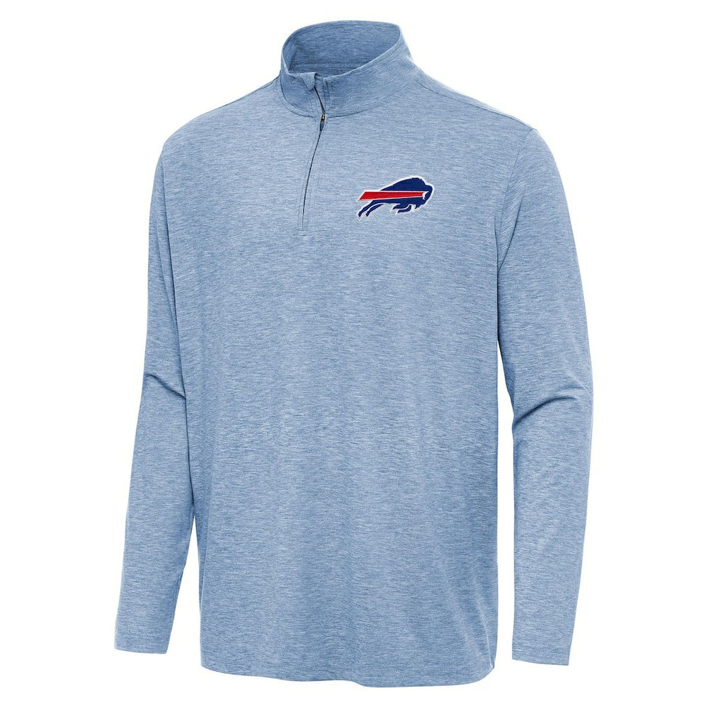 Buffalo Bills Antigua Hunk Quarter-Zip Jacket - Heather Royal for sale