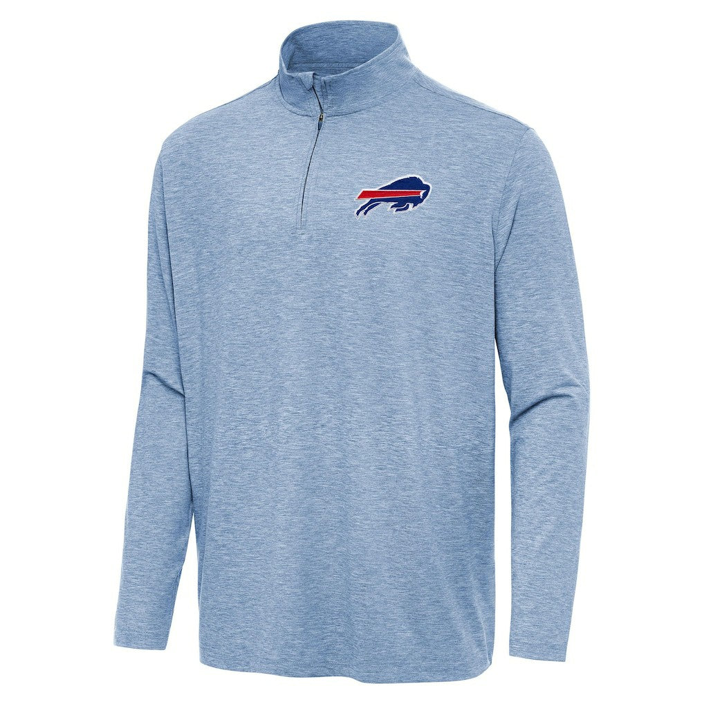 Buffalo Bills Antigua Hunk Quarter-Zip Jacket - Heather Royal for sale