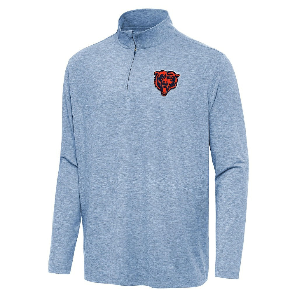 Chicago Bears Antigua Hunk Quarter-Zip Jacket - Heather Royal outlet