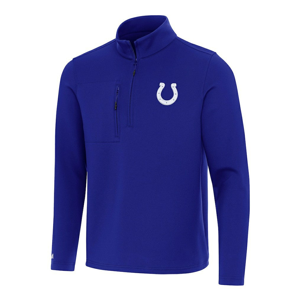 Indianapolis Colts Antigua Insider Quarter-Zip Pullover Top - Royal sale