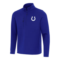Indianapolis Colts Antigua Insider Quarter-Zip Pullover Top - Royal sale