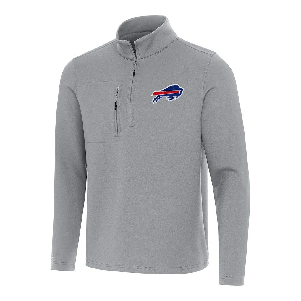 Buffalo Bills Antigua Insider Quarter-Zip Pullover Top - Gray discount