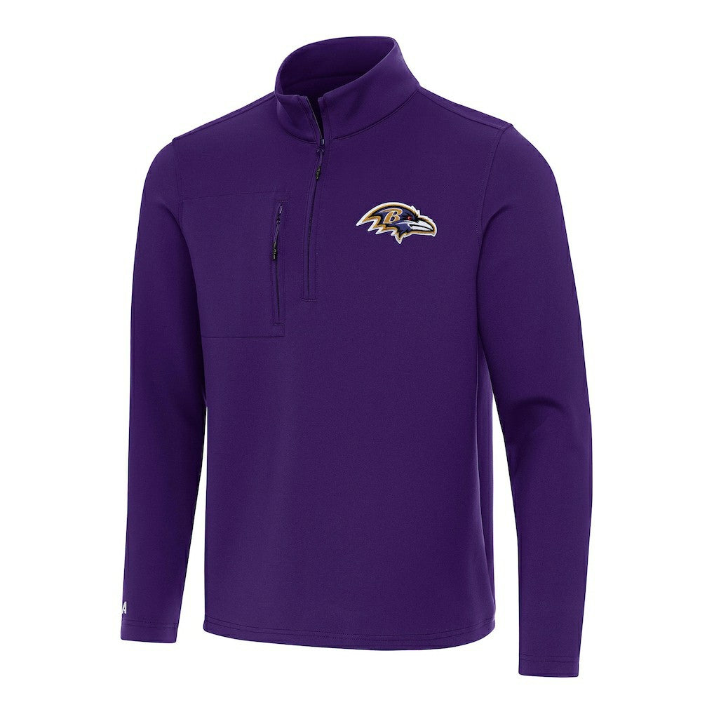 Baltimore Ravens Antigua Insider Quarter-Zip Pullover Top - Purple for sale