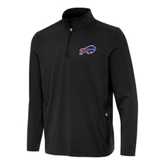 Buffalo Bills Antigua Perilous Quarter-Zip Pullover Top - Black sale