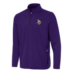 Minnesota Vikings Antigua Perilous Quarter-Zip Pullover Top - Purple sale