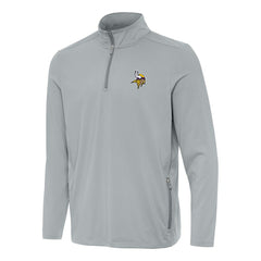 Minnesota Vikings Antigua Perilous Quarter-Zip Pullover Top - Gray outlet