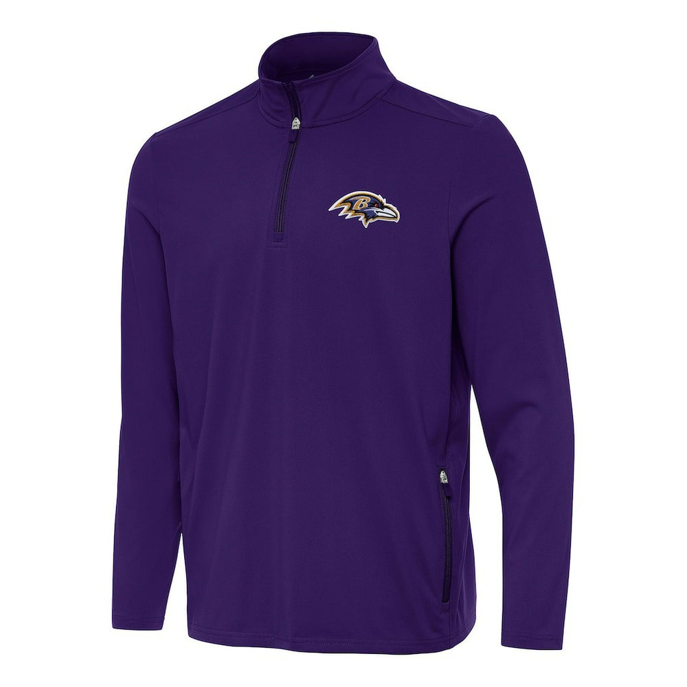 Baltimore Ravens Antigua Perilous Quarter-Zip Pullover Top - Purple for sale