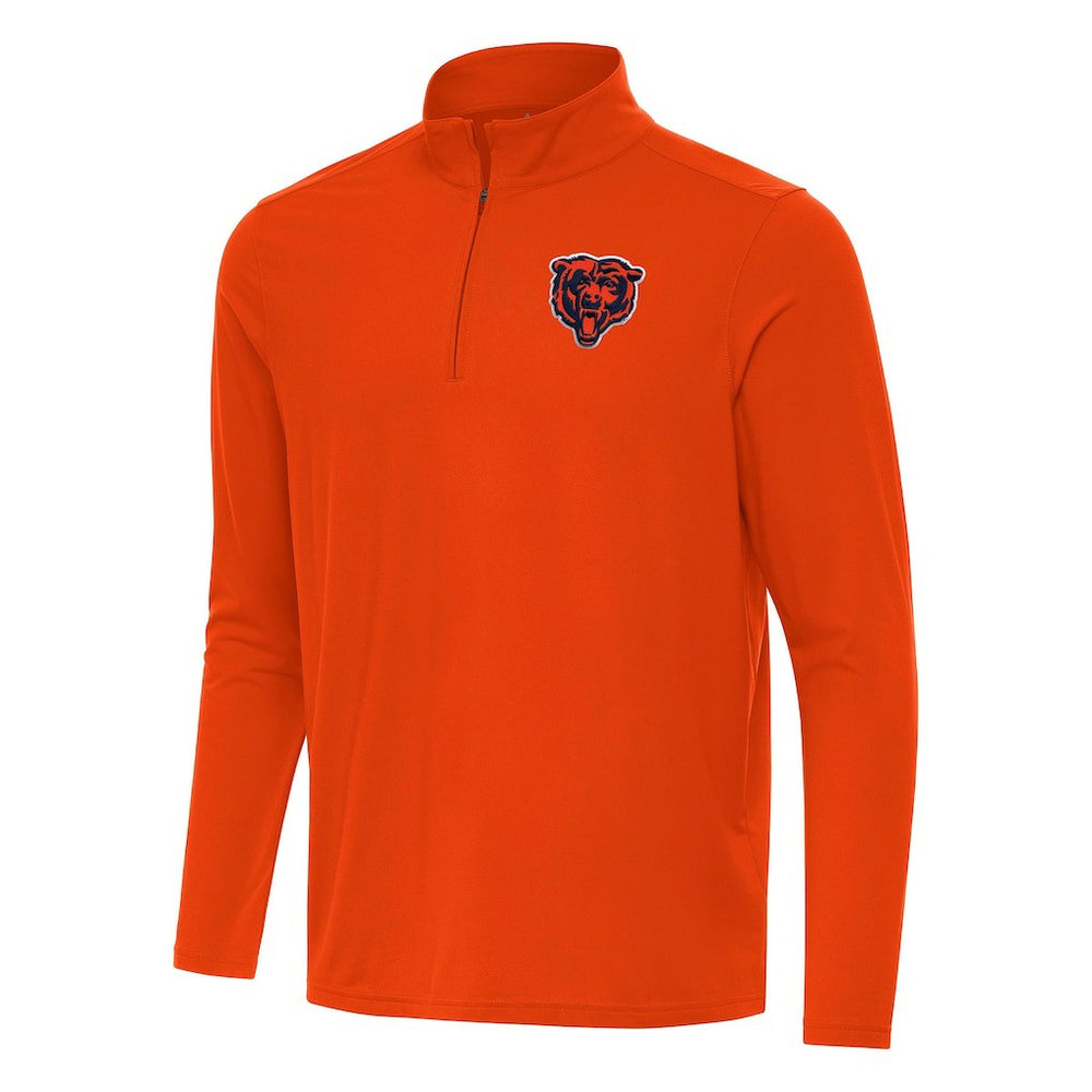 Chicago Bears Antigua Intent Quarter-Zip Pullover Top - Orange sale