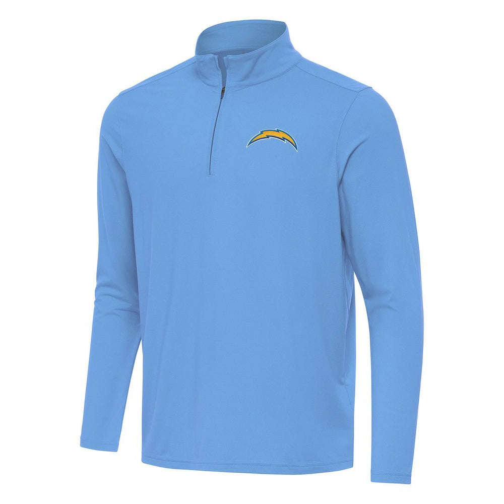Los Angeles Chargers Antigua Intent Quarter-Zip Pullover Top - Powder Blue online
