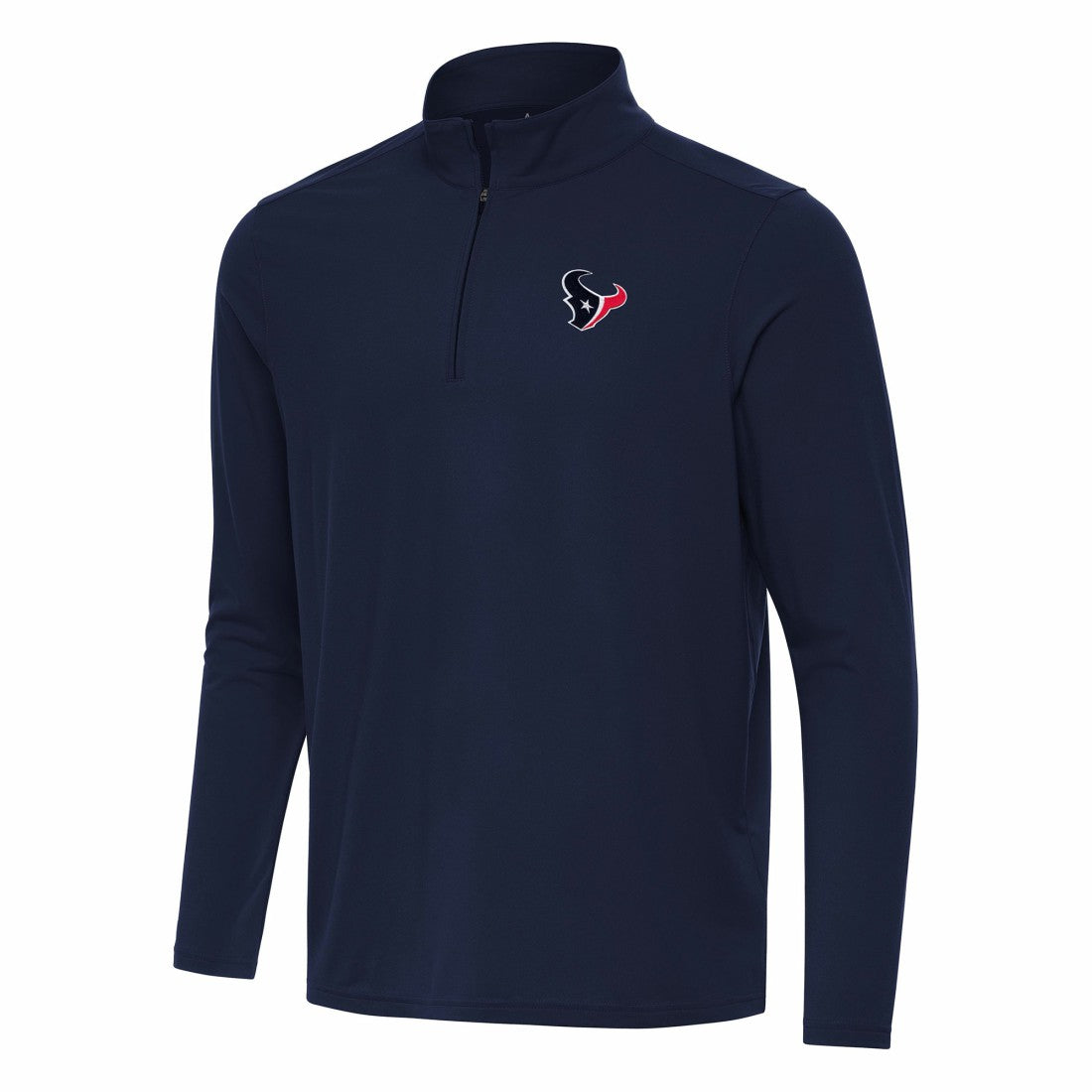 Houston Texans Antigua Intent Quarter-Zip Pullover Top - Navy sale
