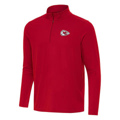Kansas City Chiefs Antigua Intent Quarter-Zip Pullover Top - Red discount