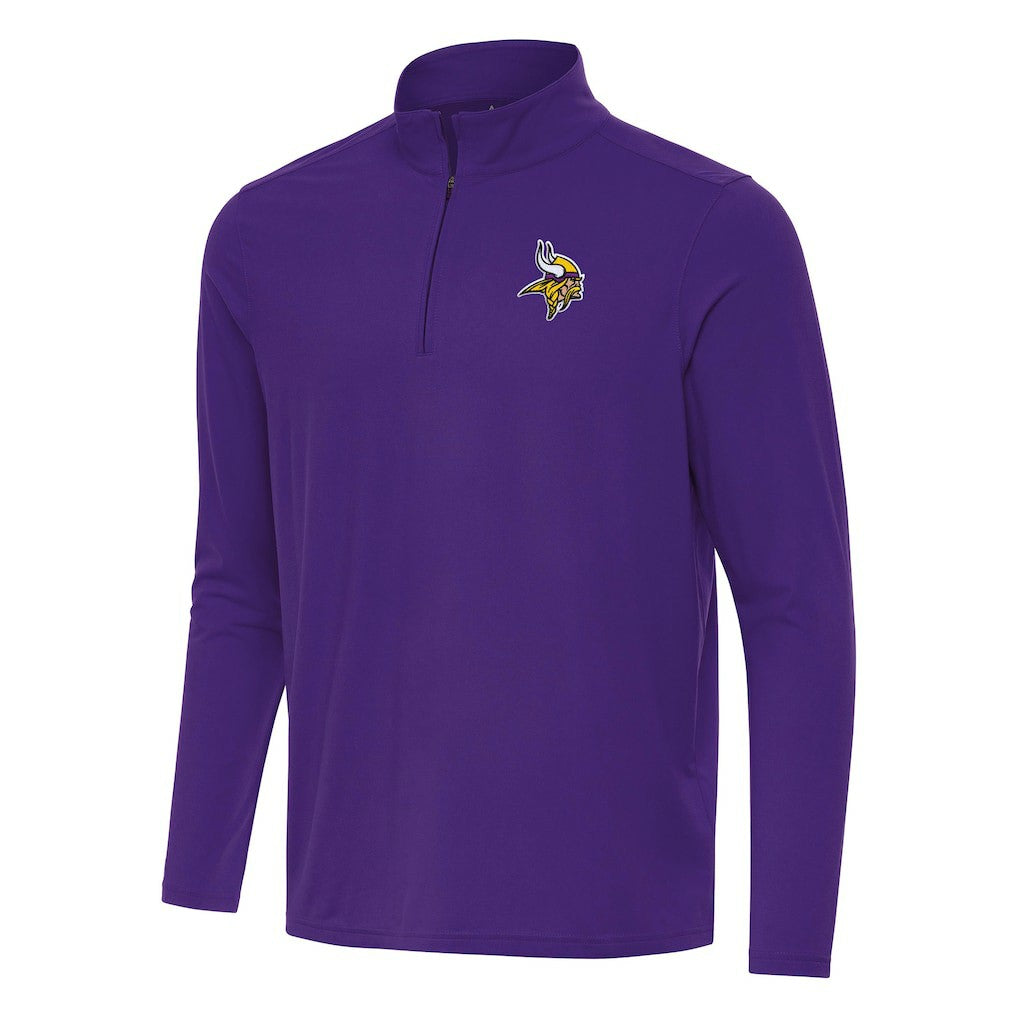 Minnesota Vikings Antigua Intent Quarter-Zip Pullover Top - Purple online