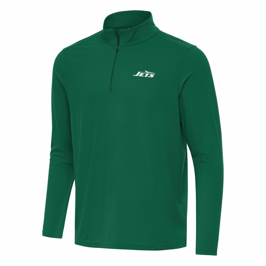 New York Jets Antigua Intent Quarter-Zip Pullover Top - Green sale