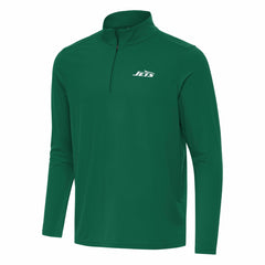 New York Jets Antigua Intent Quarter-Zip Pullover Top - Green sale