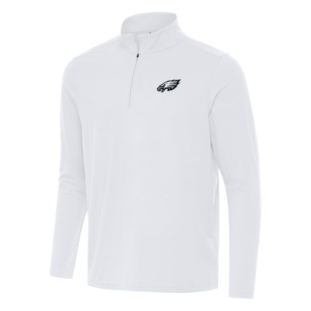 Philadelphia Eagles Antigua Intent Quarter-Zip Pullover Top - White online