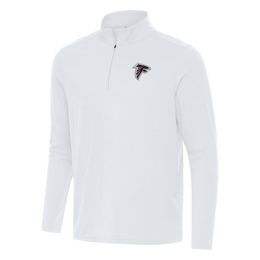 Atlanta Falcons Antigua Intent Quarter-Zip Pullover Top - White sale