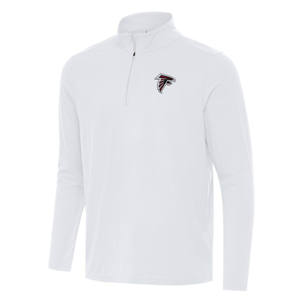 Atlanta Falcons Antigua Intent Quarter-Zip Pullover Top - White sale
