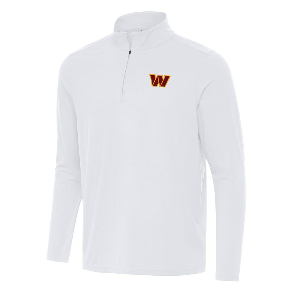 Washington Commanders Antigua Intent Quarter-Zip Pullover Top - White outlet