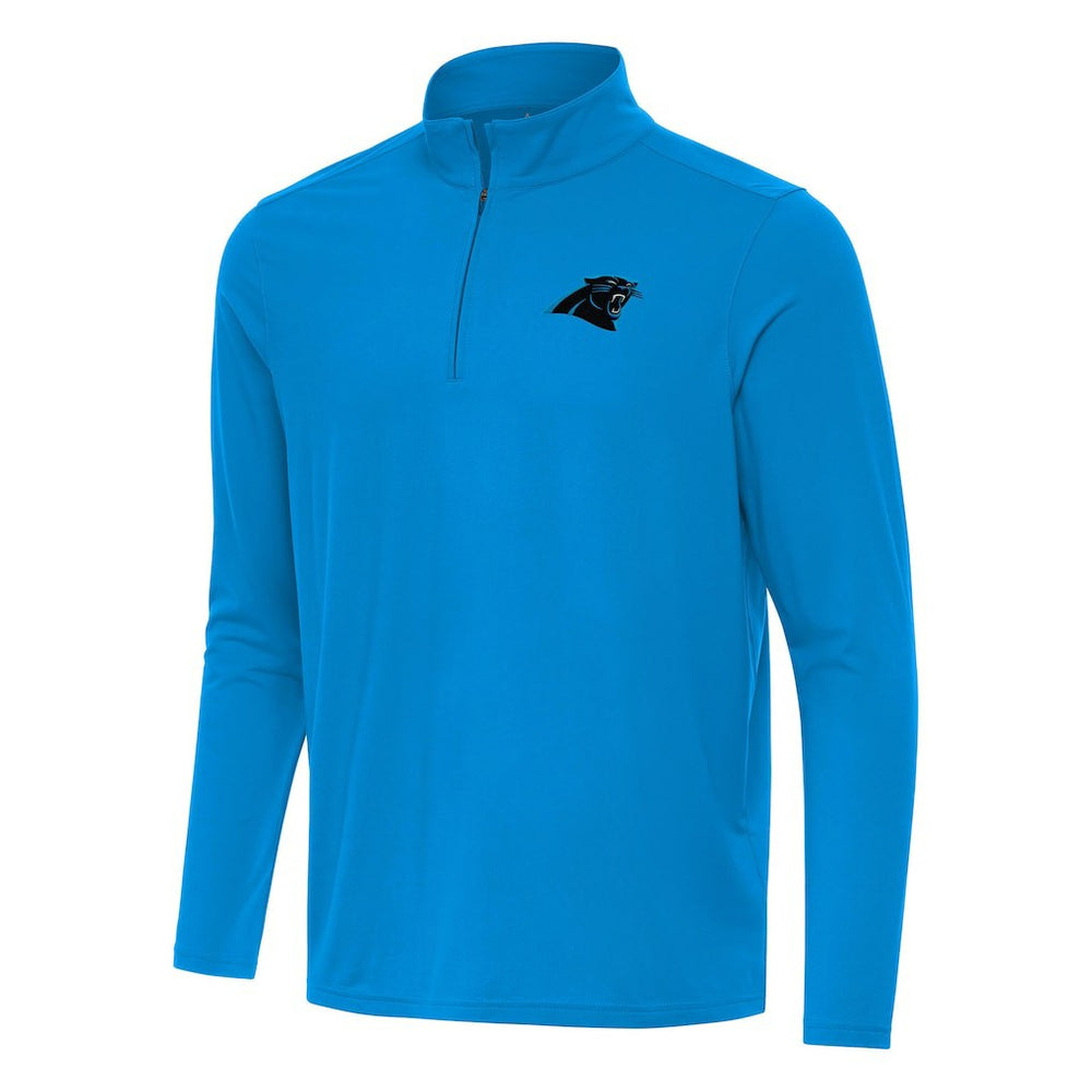 Carolina Panthers Antigua Intent Quarter-Zip Pullover Top - Blue for sale