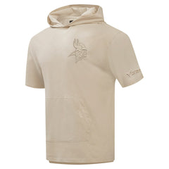 Minnesota Vikings Pro Standard Neutrals Capsule Short Sleeve Pullover Hoodie - Tan online