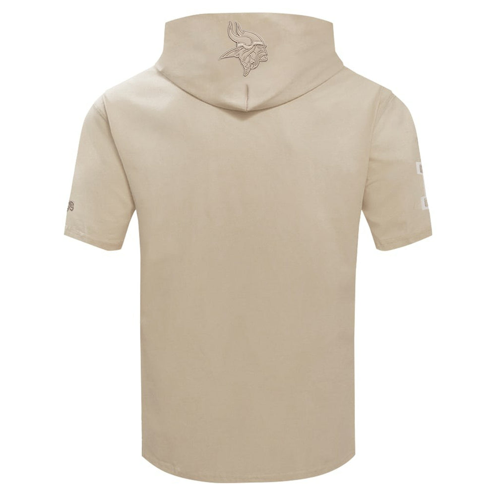 Minnesota Vikings Pro Standard Neutrals Capsule Short Sleeve Pullover Hoodie - Tan online