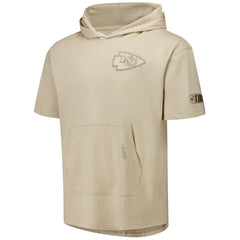 Kansas City Chiefs Pro Standard Neutrals Capsule Short Sleeve Pullover Hoodie - Tan discount