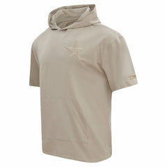 Dallas Cowboys Pro Standard Neutrals Capsule Short Sleeve Pullover Hoodie - Tan sale