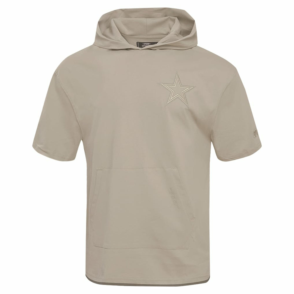 Dallas Cowboys Pro Standard Neutrals Capsule Short Sleeve Pullover Hoodie - Tan sale