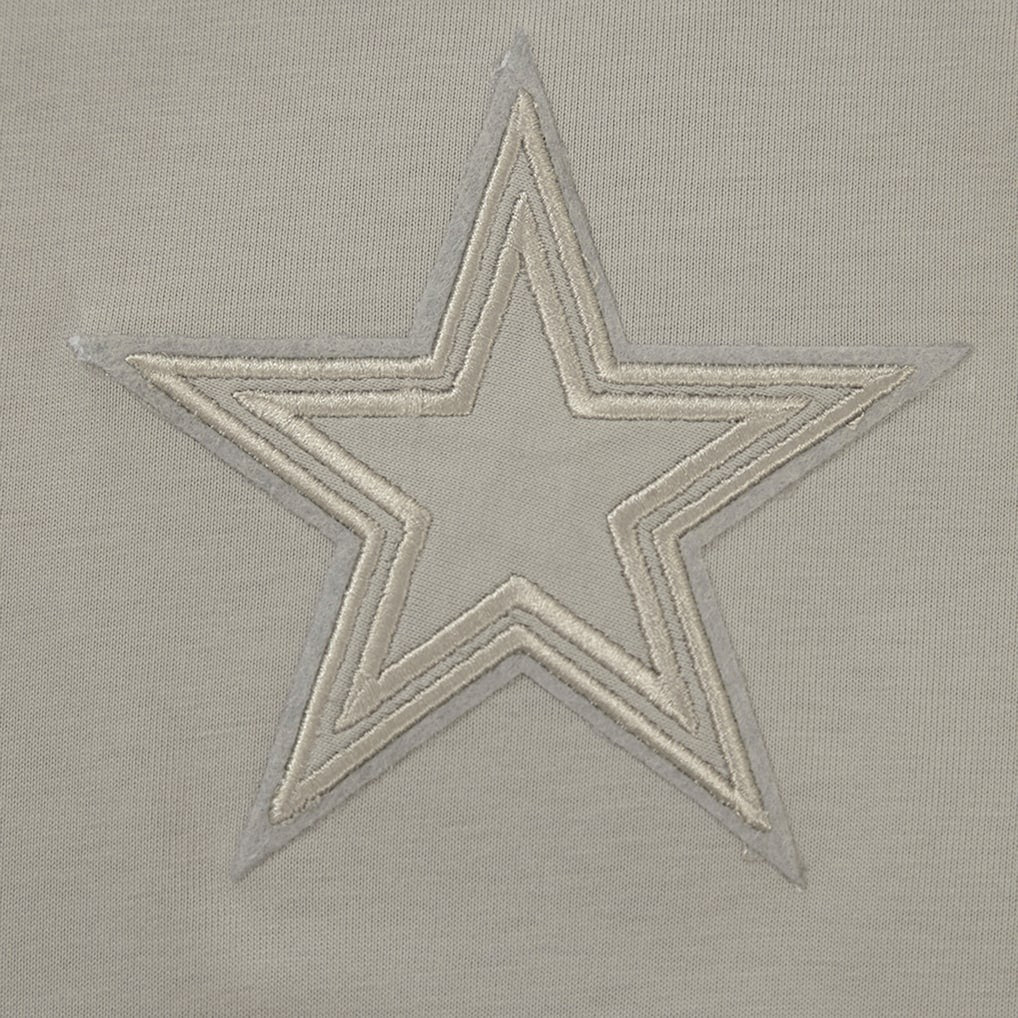 Dallas Cowboys Pro Standard Neutrals Capsule Short Sleeve Pullover Hoodie - Tan sale