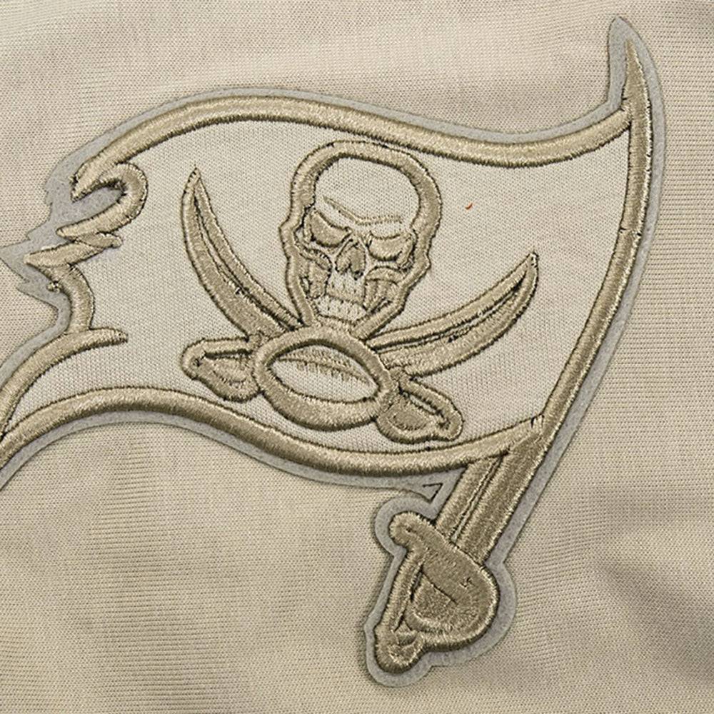 Tampa Bay Buccaneers Pro Standard Neutrals Capsule Short Sleeve Pullover Hoodie - Tan cheap