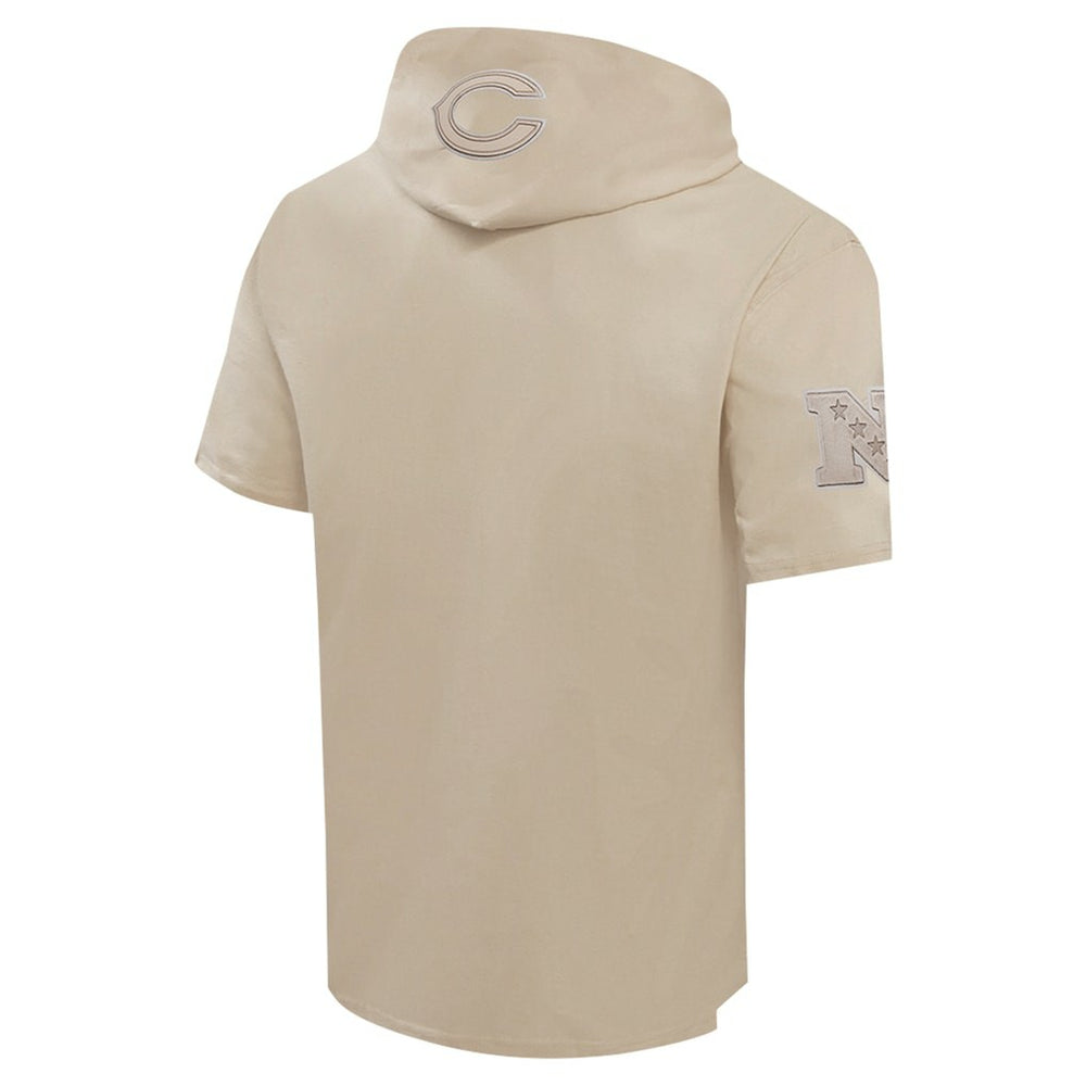 Chicago Bears Pro Standard Neutrals Capsule Short Sleeve Pullover Hoodie - Tan cheap