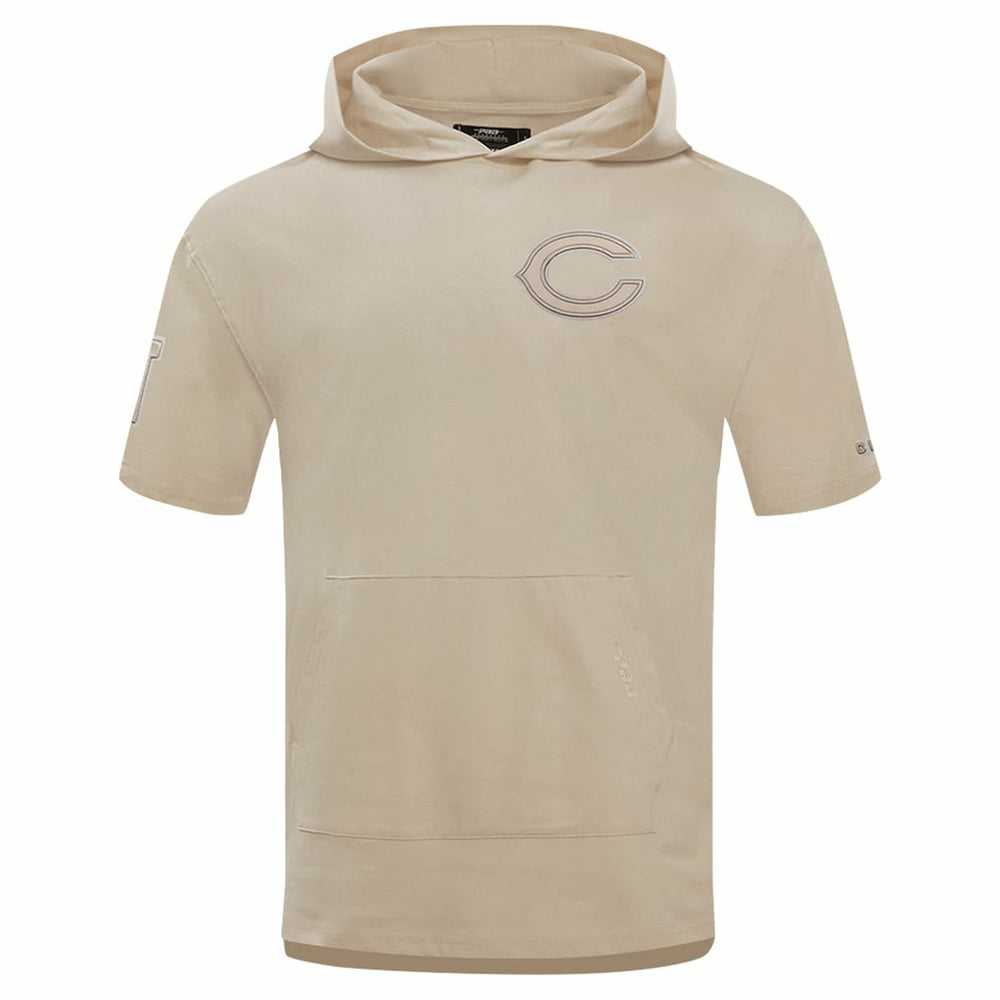 Chicago Bears Pro Standard Neutrals Capsule Short Sleeve Pullover Hoodie - Tan cheap