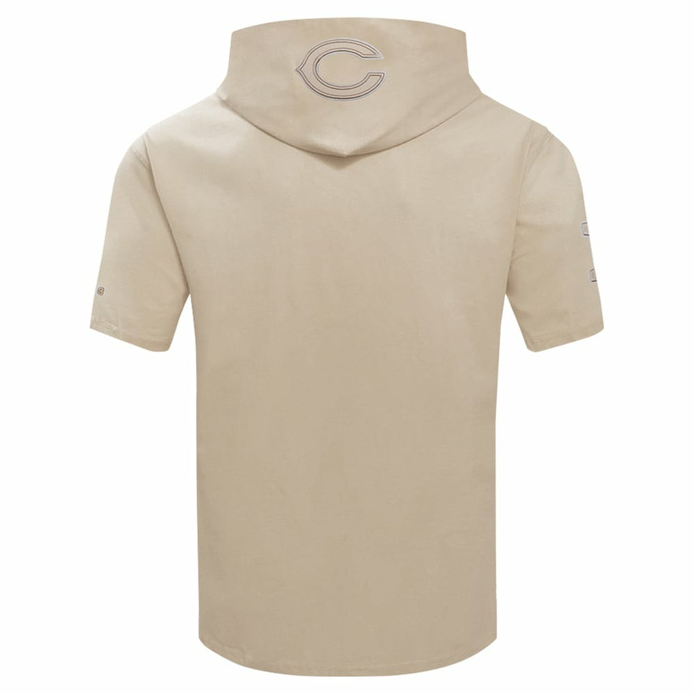 Chicago Bears Pro Standard Neutrals Capsule Short Sleeve Pullover Hoodie - Tan cheap