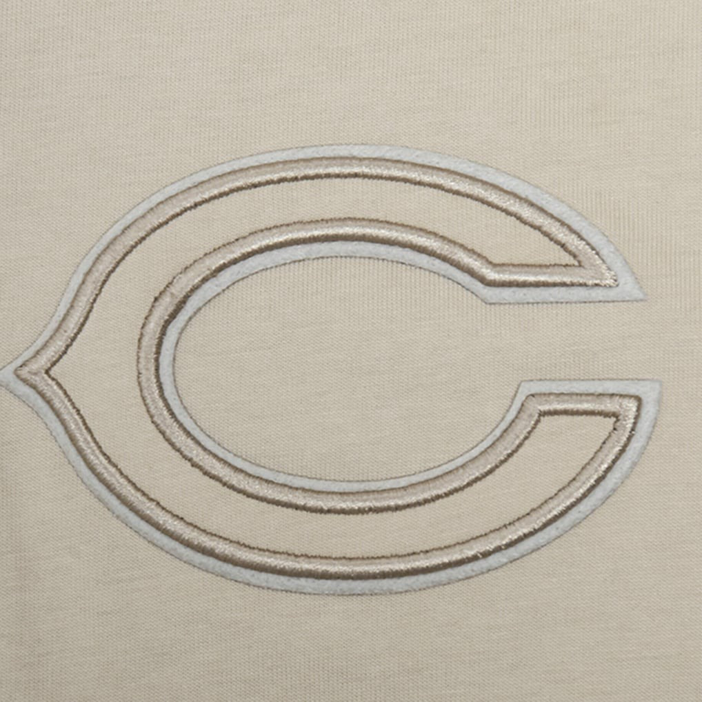Chicago Bears Pro Standard Neutrals Capsule Short Sleeve Pullover Hoodie - Tan cheap