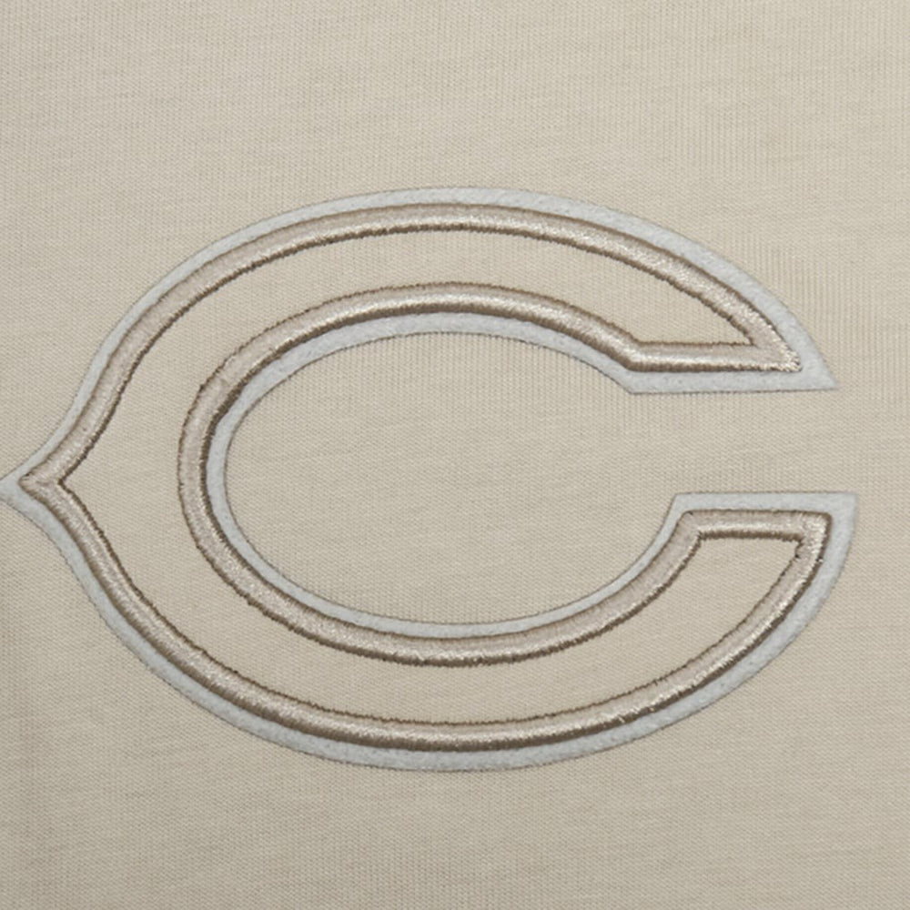 Chicago Bears Pro Standard Neutrals Capsule Short Sleeve Pullover Hoodie - Tan cheap