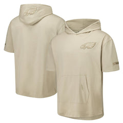 Philadelphia Eagles Pro Standard Neutrals Capsule Short Sleeve Pullover Hoodie - Tan online
