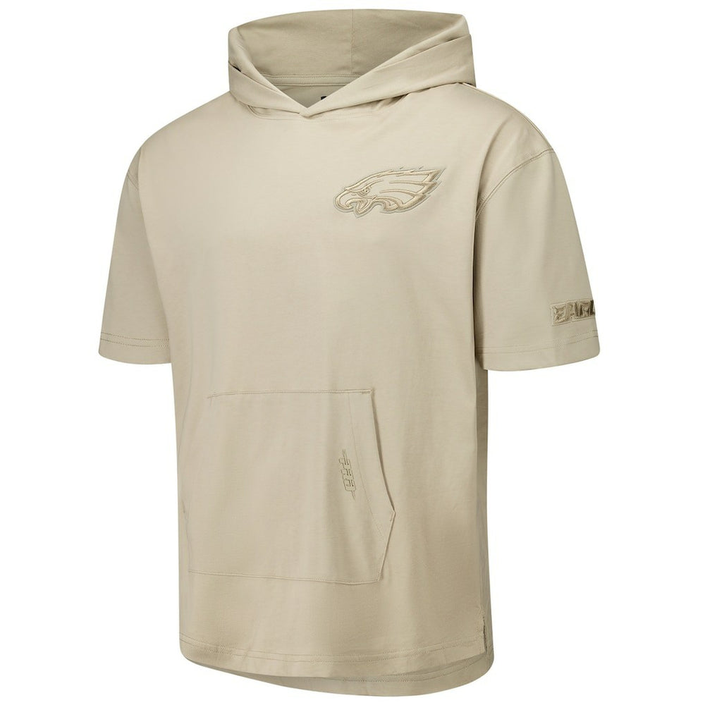 Philadelphia Eagles Pro Standard Neutrals Capsule Short Sleeve Pullover Hoodie - Tan online