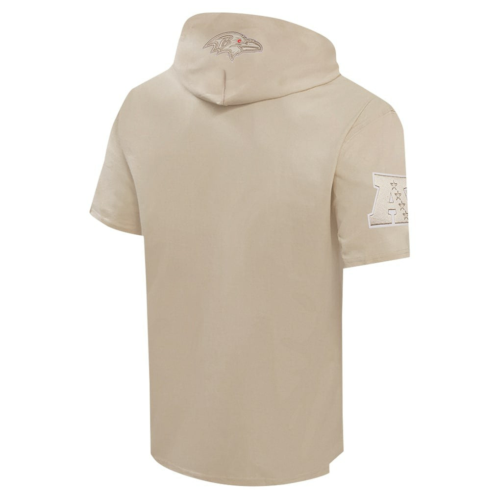 Baltimore Ravens Pro Standard Neutrals Capsule Short Sleeve Pullover Hoodie - Tan online