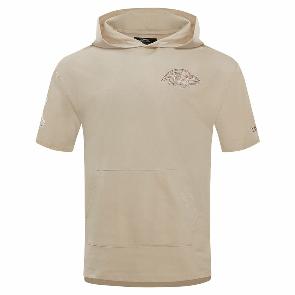 Baltimore Ravens Pro Standard Neutrals Capsule Short Sleeve Pullover Hoodie - Tan online