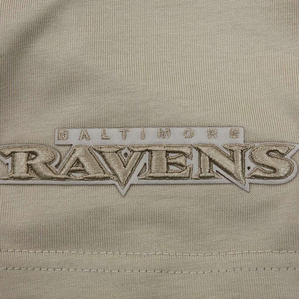 Baltimore Ravens Pro Standard Neutrals Capsule Short Sleeve Pullover Hoodie - Tan online