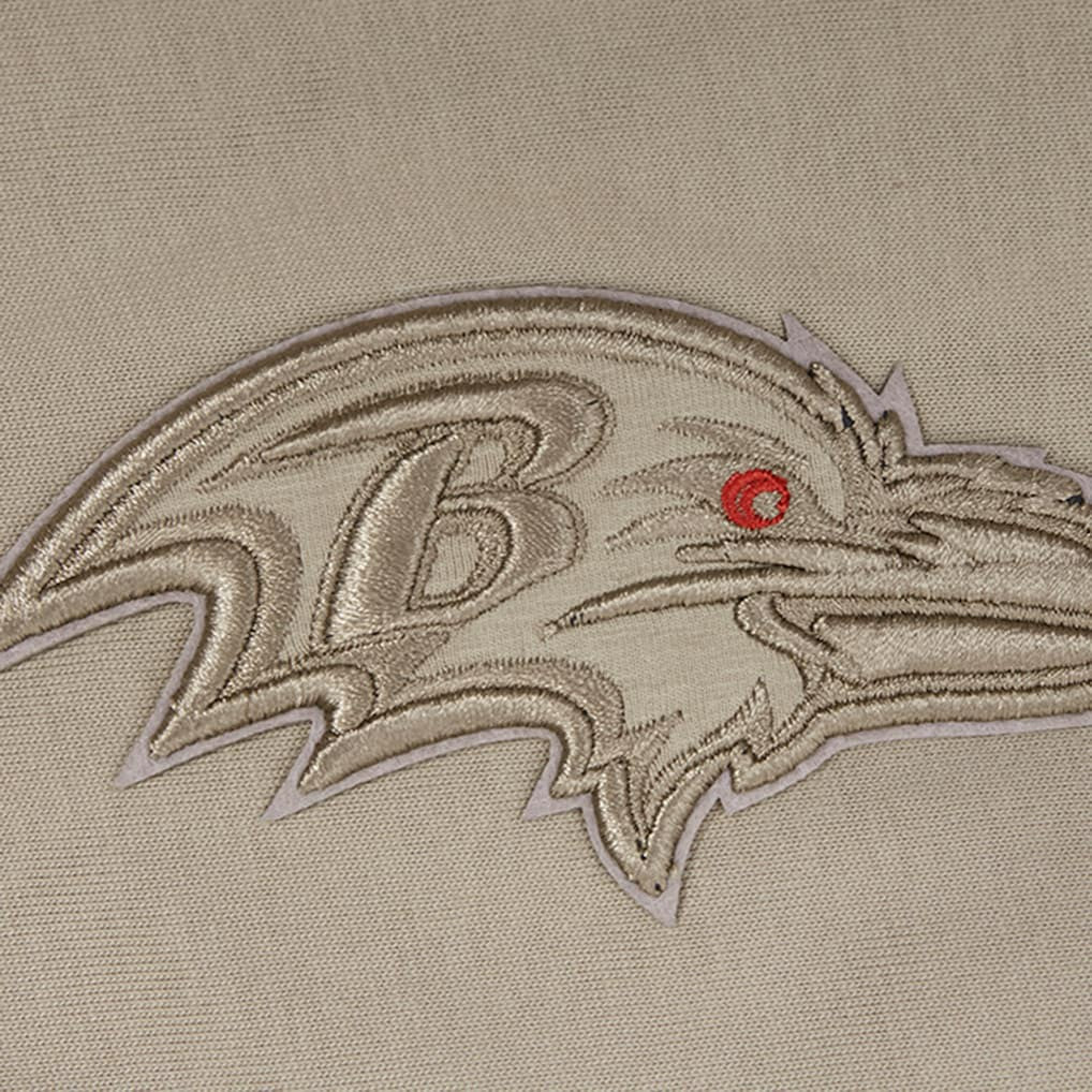 Baltimore Ravens Pro Standard Neutrals Capsule Short Sleeve Pullover Hoodie - Tan online
