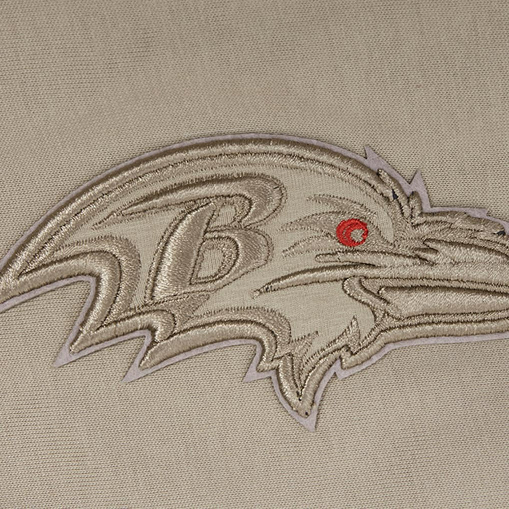 Baltimore Ravens Pro Standard Neutrals Capsule Short Sleeve Pullover Hoodie - Tan online